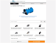 Tablet Screenshot of hydraulic-gearpumps.com